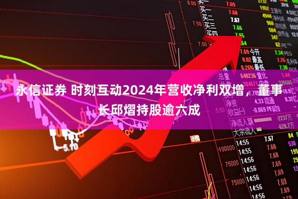 永信证券 时刻互动2024年营收净利双增，董事长邱熠持股逾六成