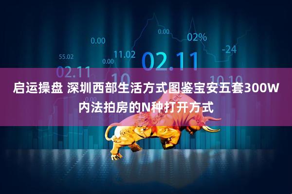 启运操盘 深圳西部生活方式图鉴宝安五套300W内法拍房的N种打开方式
