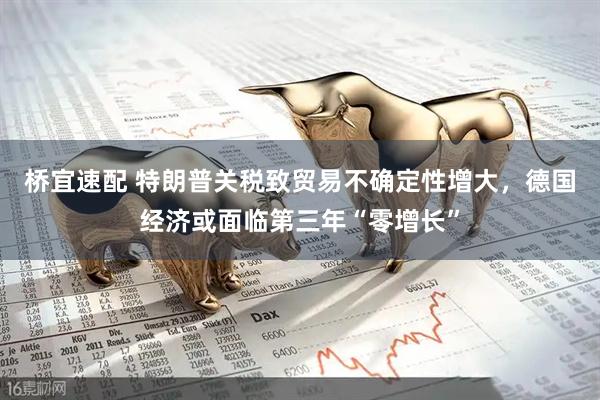 桥宜速配 特朗普关税致贸易不确定性增大，德国经济或面临第三年“零增长”