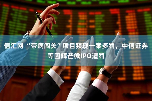 信汇网 “带病闯关”项目频现一案多罚，中信证券等因辉芒微IPO遭罚
